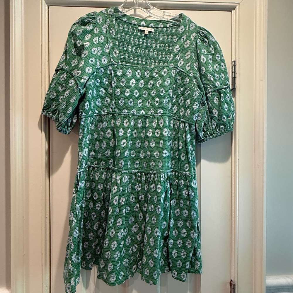Green Floral Dress